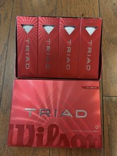 New Wilson Triad 2 Dozen White Golf Balls