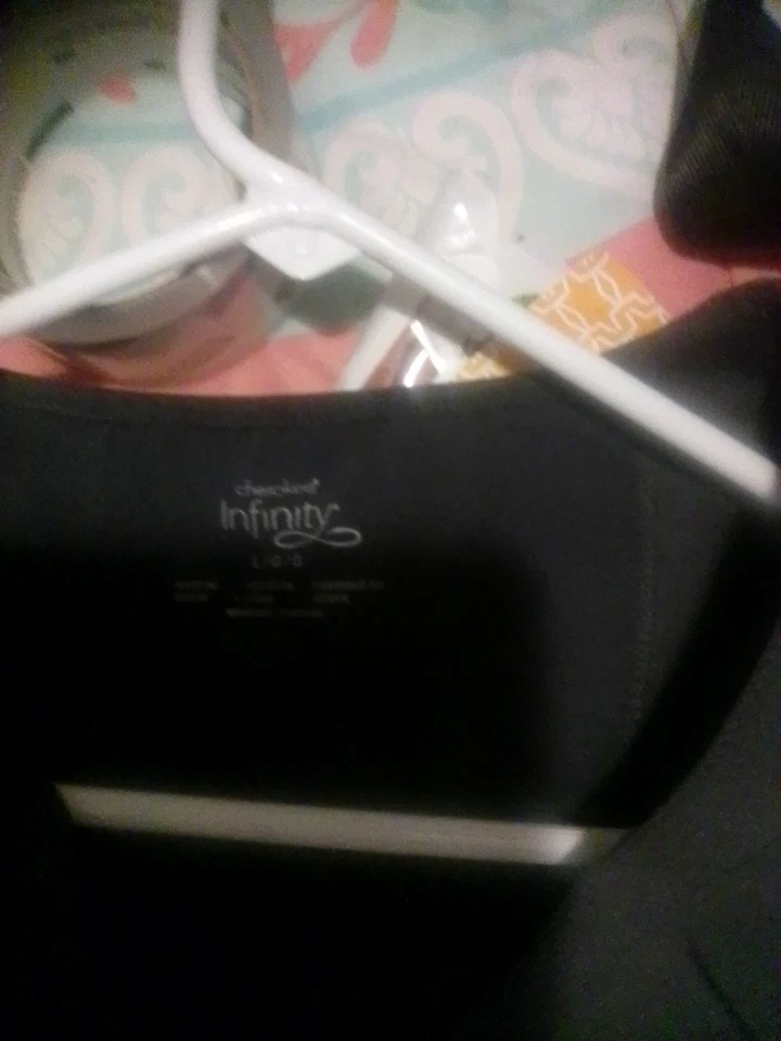 Cherokee Infinity Scrub Set - Top Large2624a,  Pants XL Ck110a Pewter - Image 4 of 4