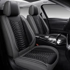 For Dodge Ram 1500 2500 3500 Car Seat Covers Front Rear Premium Leather Full Set