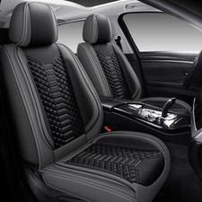 For Dodge Ram 1500 2500 3500 Car Seat Covers Front Rear Premium Leather Full Set