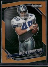 2025 Panini Prizm Black #47 Daryl Johnston Prizms Orange #/49