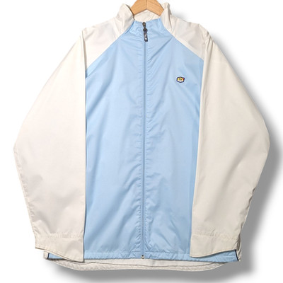 Vintage Nike TN Tracksuit Jacket Mens XL White Blue Y2K Track Top Air Max Plus