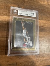 Tim Duncan Rookie 1997-98 SP Authentic #128 Beckett Graded 8.5 Rookie Card Spurs. rookie card picture