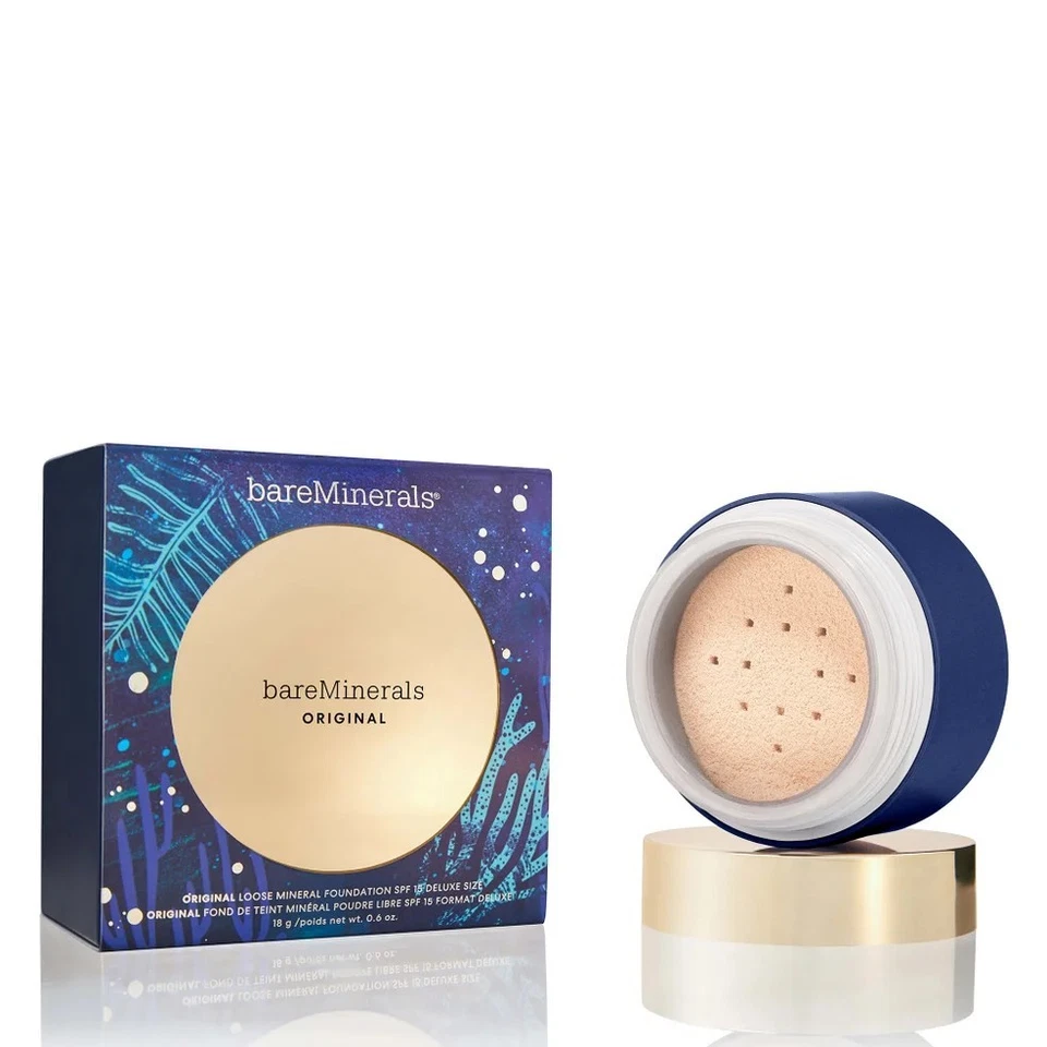 bareMinerals Fee Original Loose Mineral Grundierung 18g Jumbo Deluxe Ed Gold - Bild 3 von 4