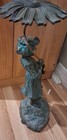 Outdoor/Indoor Bronze/Metal Fountain Verdigras Patina Little Girl w/Umbrella — photo 9