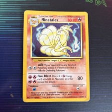 Pokémon TCG Ninetales Base Set 12/102 Holo 1999-2000 Wizards Base Set Copyright on eBay
