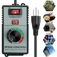 4000W AC Motor Speed Controller 110-120V 15A Voltage Regulator Variable Switch