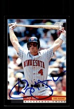 Signed Baseball Card Auto Chip Hale 1994 Score #609 Minnesota Twins