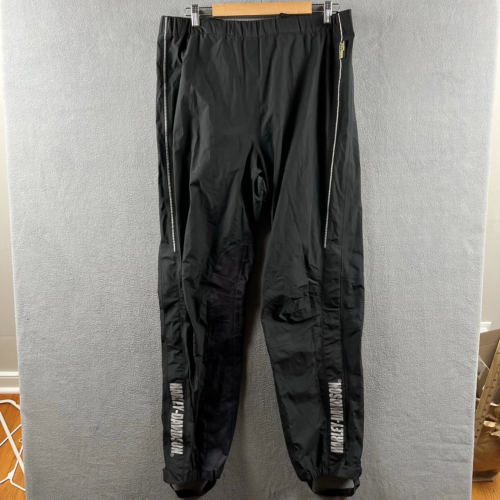 Harley Davidson Bibs Men’s Medium GORE-TEX Overalls Suspenders Rain Suit Pants