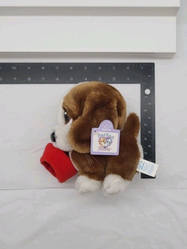 Vintage Sad Sam Applause Bassett Hound w/ Food Bowl & Hang Tags Plush Dog 7” - Picture 8 of 8