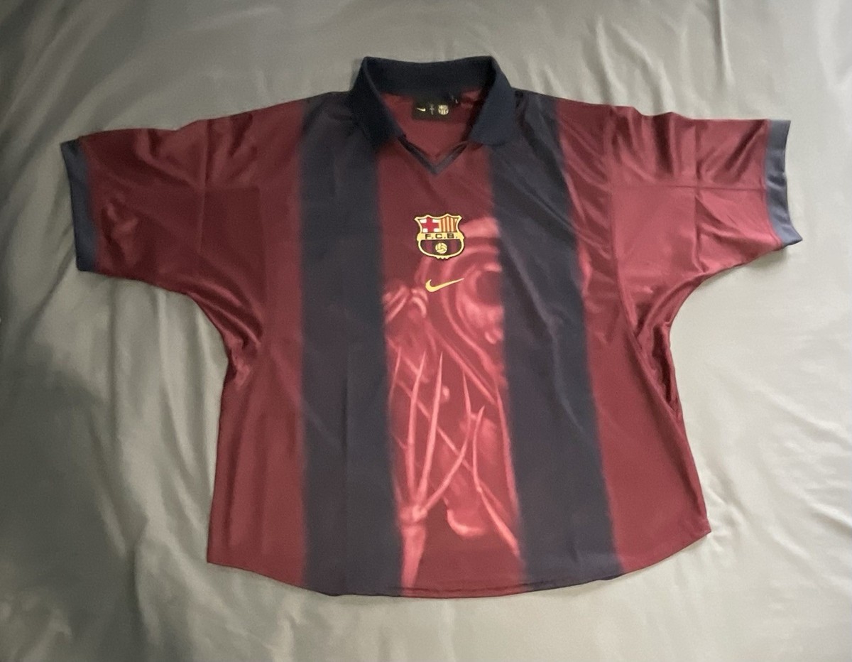 Travis Scott x Nike x FC Barcelona Retro 2000/01 Home Skeleton