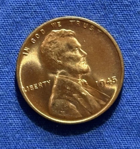 1945-P Red Gem BU Lincoln Wheat Cent “Best Value on eBay “ FAST SHIPPING