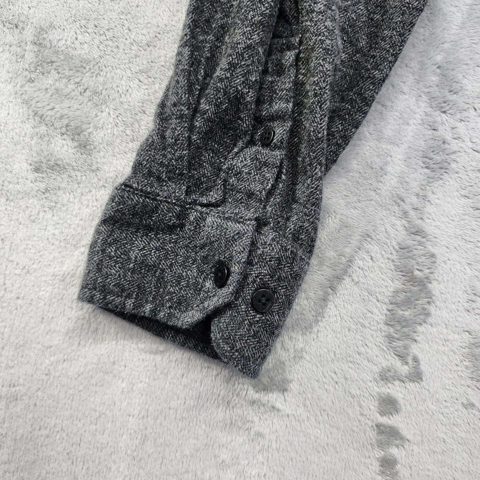 Coastal Shirt Mens XL Eclipse Flannel Cotton Tweed Long Sleeve Button Up Casual - Image 3 of 4