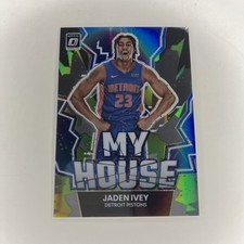 2022-23 Panini Donruss Optic - My House Jaden Ivey #9 Lime Green /149 Rookie RC