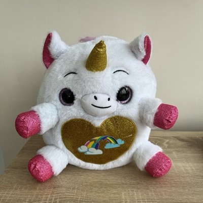 Zuru Rainbocorns Einhorn Rescue Surprise 12 Zoll weiß & glitzernd Plüschtier.