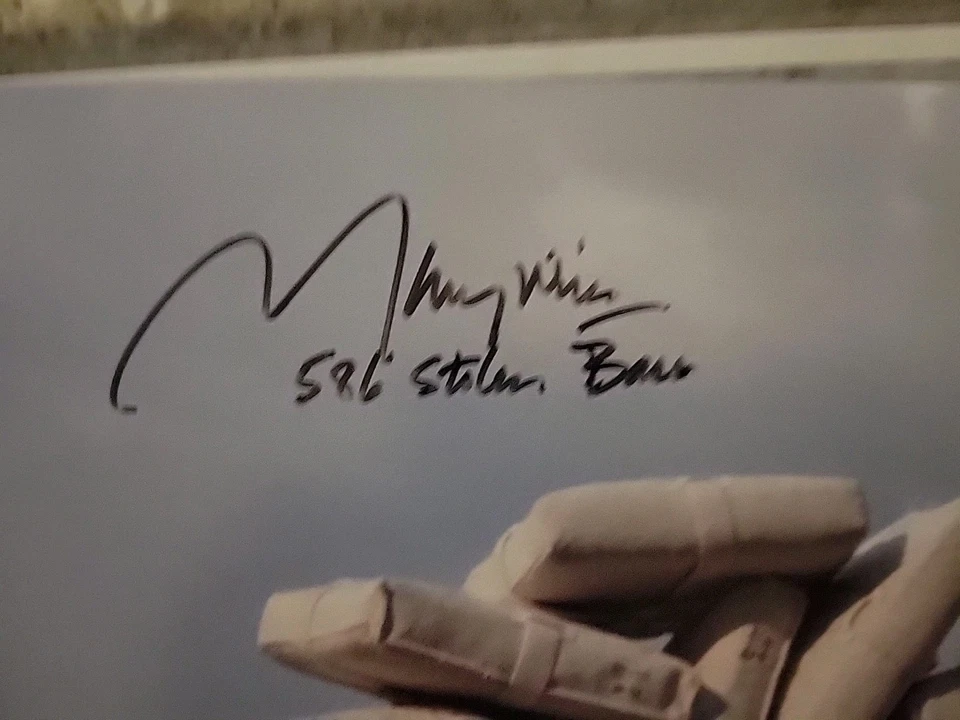 Maury Wills Signed 16x20 Photo Dodgers "586 Stolen Bases" JSA #W658381 - Image 3 of 3