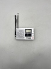 Johnson EC-9702A FM/MW/SW1-7 World Receiver Pocket Radio Silver NEED BATTERY