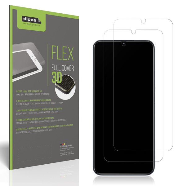 2X Full Cover Schutzfolie Matt FüR Realme C33 Panzerfolie Anti-Shock-image