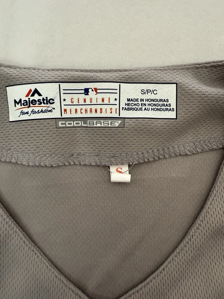 New York Yankees Derek Jeter Vintage Majestuoso Cosido Mujeres Pequeño (370) Foto 4 de 4