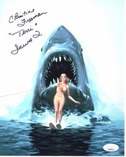 Christine Freeman signed 8x10 Photo Terri Jaws 2 JSA Authentication