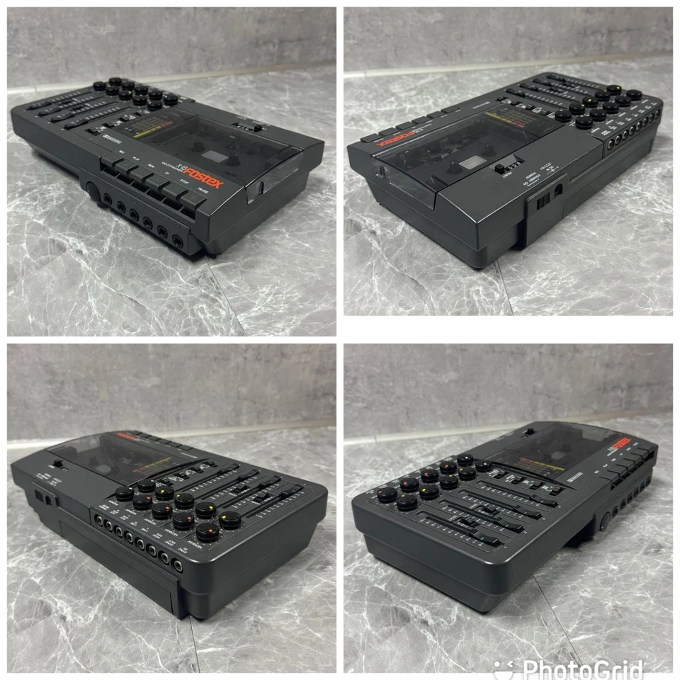 Fostex X-18 Multitracker 4 Track Cassette Tape Recorder 2 Head Compact Deck - Image 4 of 4