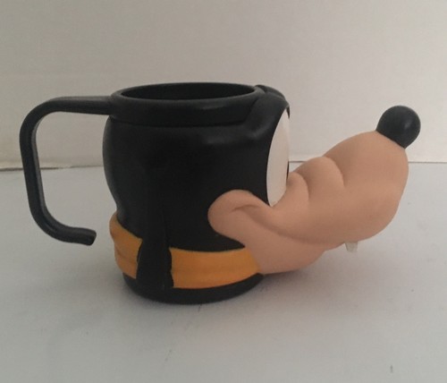 Vintage Disney Goofy Plastic Cup Children's Mug Sculpted 3D by Applause#159