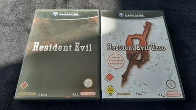 NINTENDO GAMECUBE Resident Evil & Resident Evil Zero OVP & CIB
