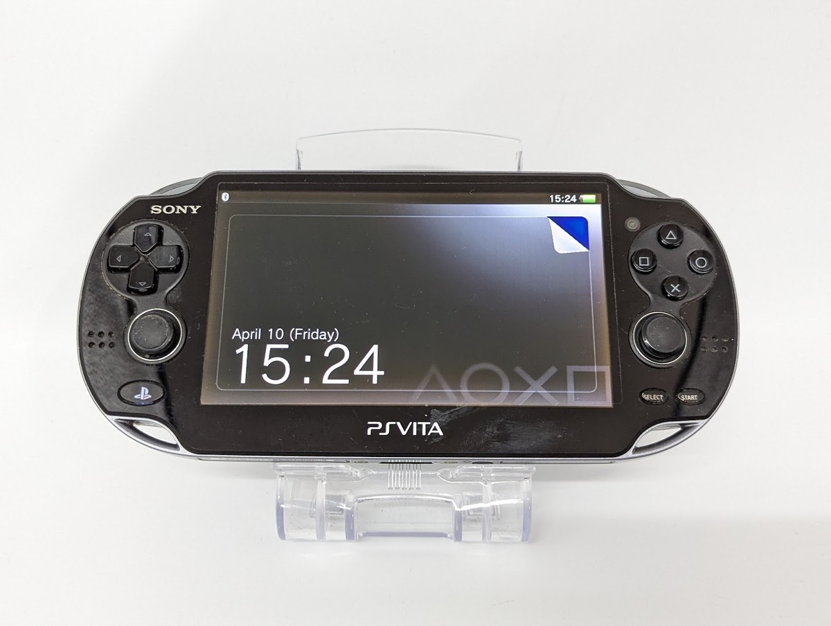 B5542 Sony PS Vita PCH-1000 console Crystal Black Handheld system