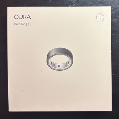 Oura Ring Gen 4 Size 10 in Stealth Black - New / Unopened