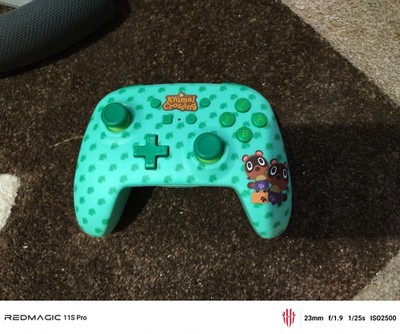 PowerA Controller Nintendo Switch Animal Crossing Wireless Nook Mintgrün 