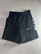 Nike Elite Basketball Boys Youth Dri-Fit Black Shorts Size. Small