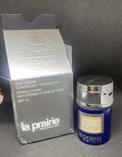 La Prairie Skin Caviar Concealer Foundation SPF 15 Tender Ivory NW10 .33oz Authe