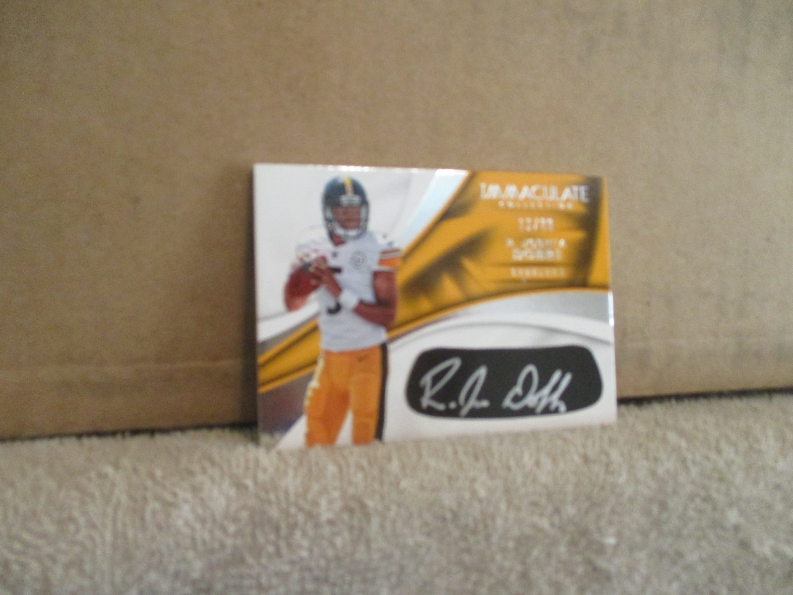 Joshua Dobbs Panini Immaculate Collection Rookie Eye Black Autographs #EBJD Base