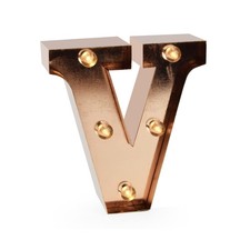 Legami LELI0022 Mini Decorative Wooden Letter - V