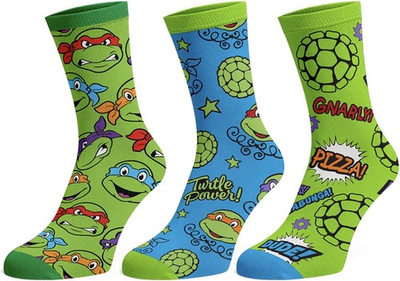 #ad #ad Teenage Mutant Ninja Turtles Men#x27;s Turtle Power 3 Pack Adult Mid Calf Crew Socks $14.99