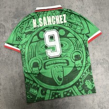 ABA Sport Mexico 1998 World Cup Home Jersey Green FIFA Futbol SANCHEZ Large