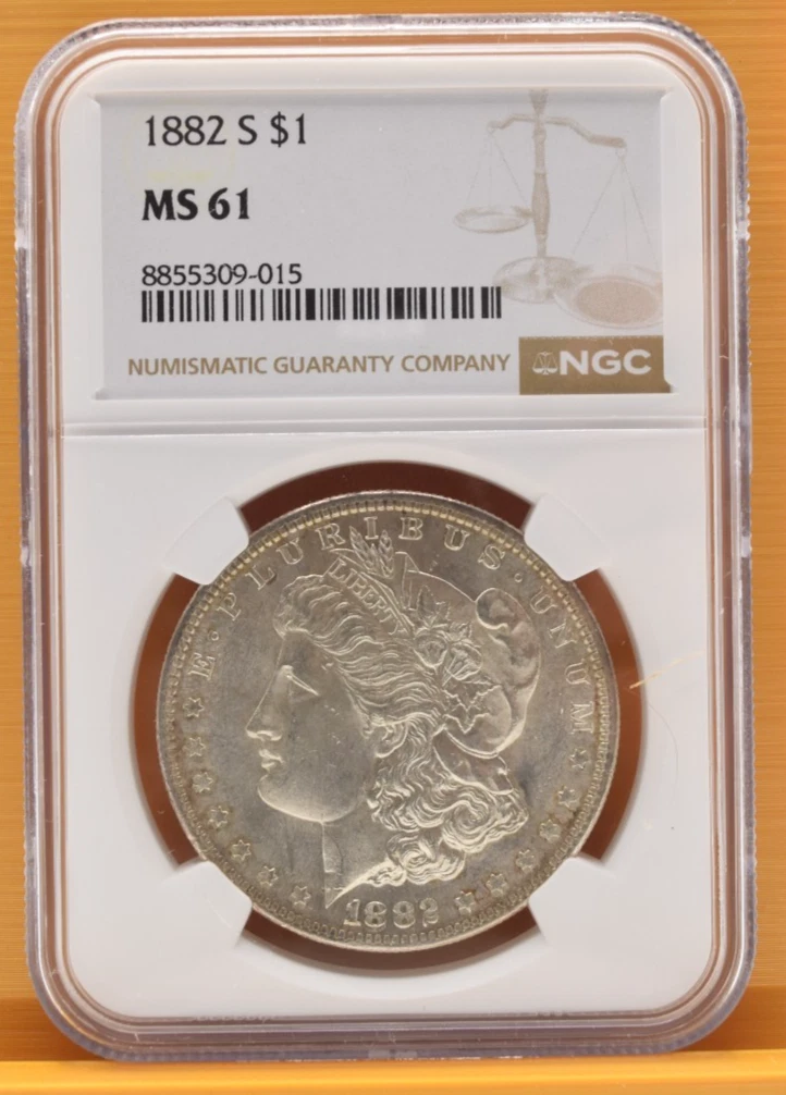 MS 61 Graded 1882 Year Morgan US Dollars (1878-1921) for sale | eBay