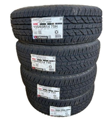 4x Yokohama Geolander AT G015 155/65R14 Tires Snow Mud 155 4x Yokohama Geolander AT G015 155/65R14 Tires Snow Mud 155