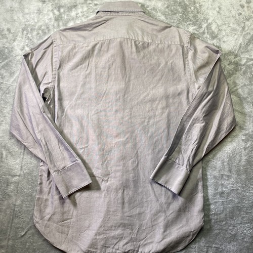 Armani Collezioni Herren Luxus Italienisch Grau Button Down Anzughemd 41/16 R - Bild 7 von 7