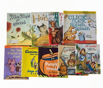 Lot of 9 Children's Books Paperback Make Believe Bedtime Stories Scholastic 