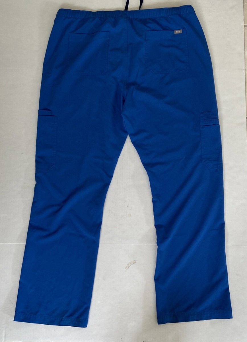 Figs Blue Scrub Pants Technical Collection Mens SZ XXL Medical