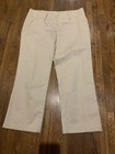MICHAEL KORS BEIGE STRIPED CLASSIC STREIGHT WOMEN'S CAPRI PANTS SZ. 2 — photo 2