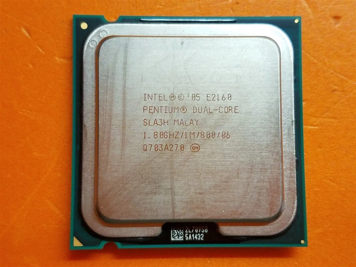 Intel Processeur Pentium Dual-Core E2160 1,80 GHz 800 MHz 1 Mo Socket 775