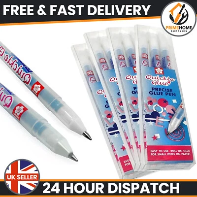 Sakura Quickie Glue Adhesive Pens Scrapbooking Papercrafts 3,6,9 or 12 POXONB3