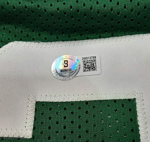 Camiseta Larry Bird Auténtica Firmada Estilo Profesional Autografiada Beckett R1 - Imagen 4 de 4