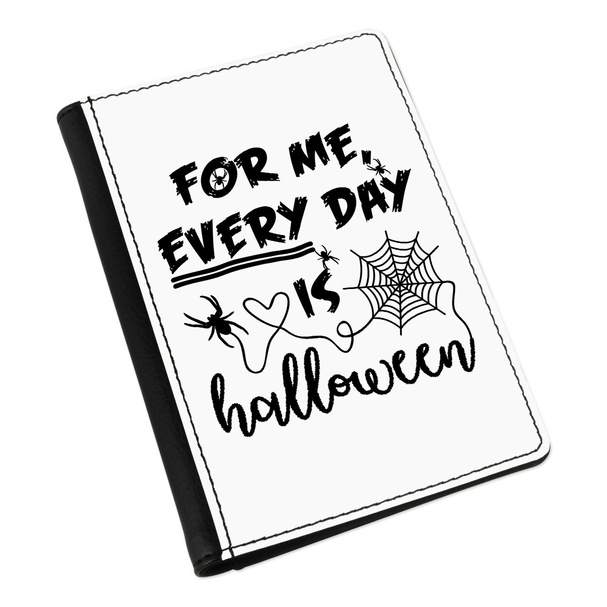 Per Me Every Day Is Halloween Custodia Passaporto Cover Ghost Zucca Divertente