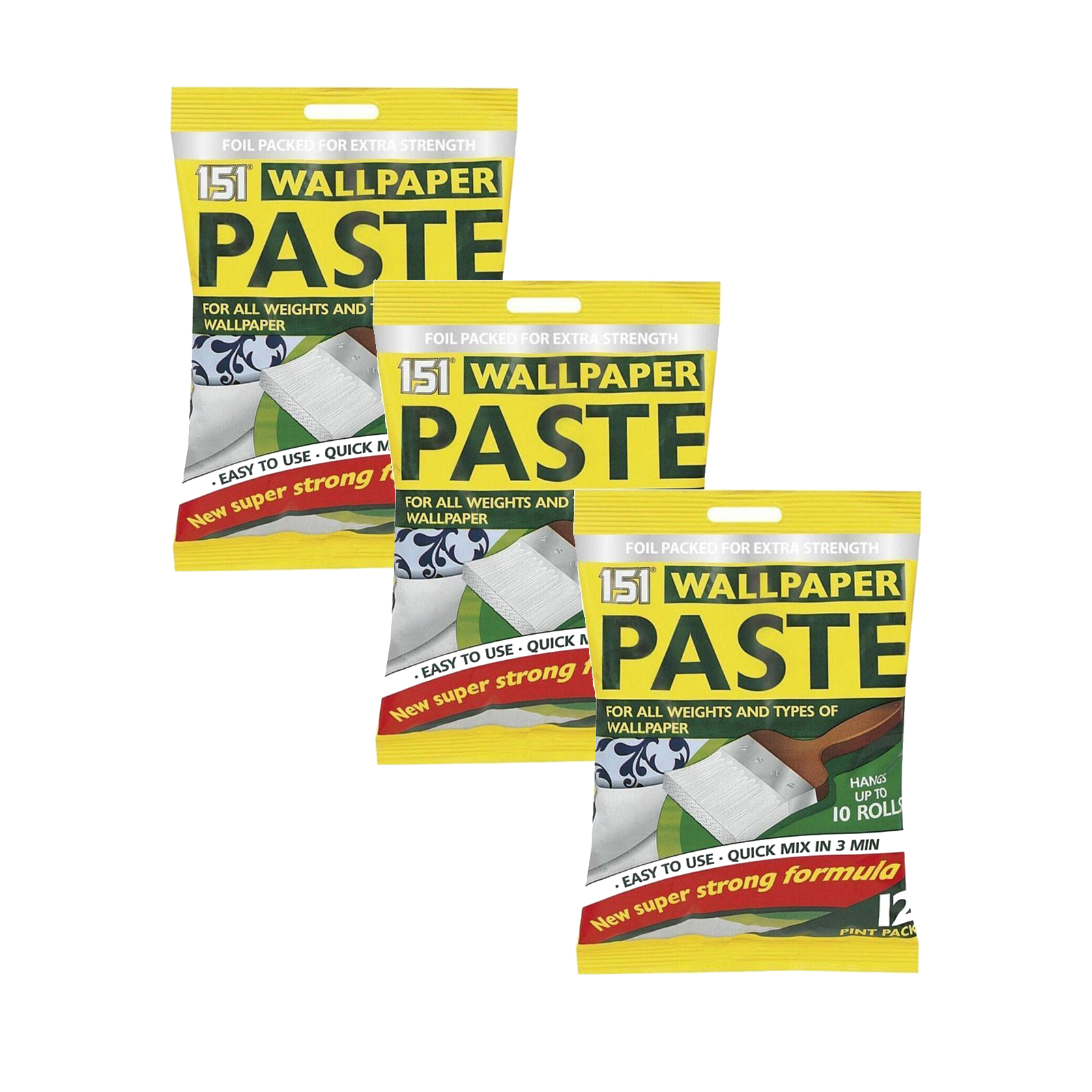 Super Strong Wallpaper Paste For All Types Easy To Use Quick Mix Hangs