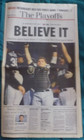 2003 NLCS FLORIDA MARLINS VS CHICAGO CUBS  7-GAME SERIES NEWSPAPER COVERAGE — photo 7