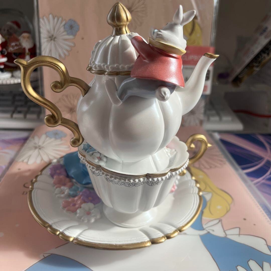 Alice in Wonderland Clock Figure Story Collection Disney Store