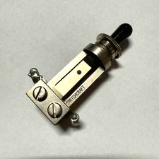 Switchcraft Black Tip 3-way Toggle Switch for Gibson/Epiphone Les Paul SG Guitar